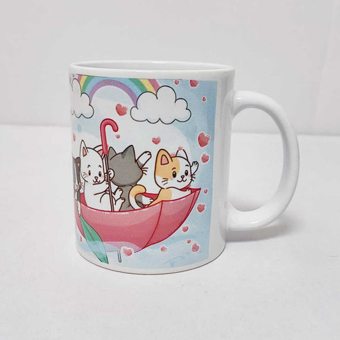 Personalized Cute Cat Printed Kids Mug